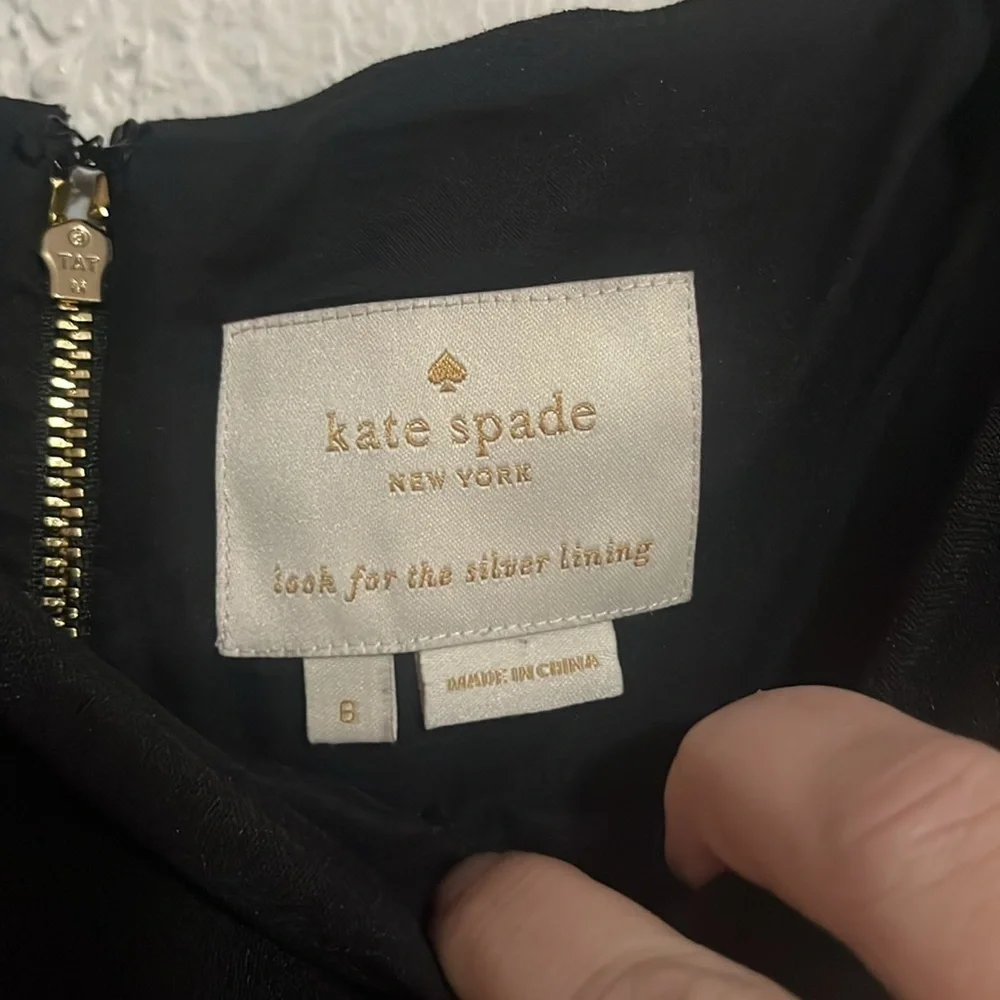 Kate Spade ♠️ Crepe Flounce Dress Size 6